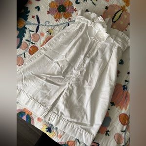 Ann Taylor paper bag jean skirt